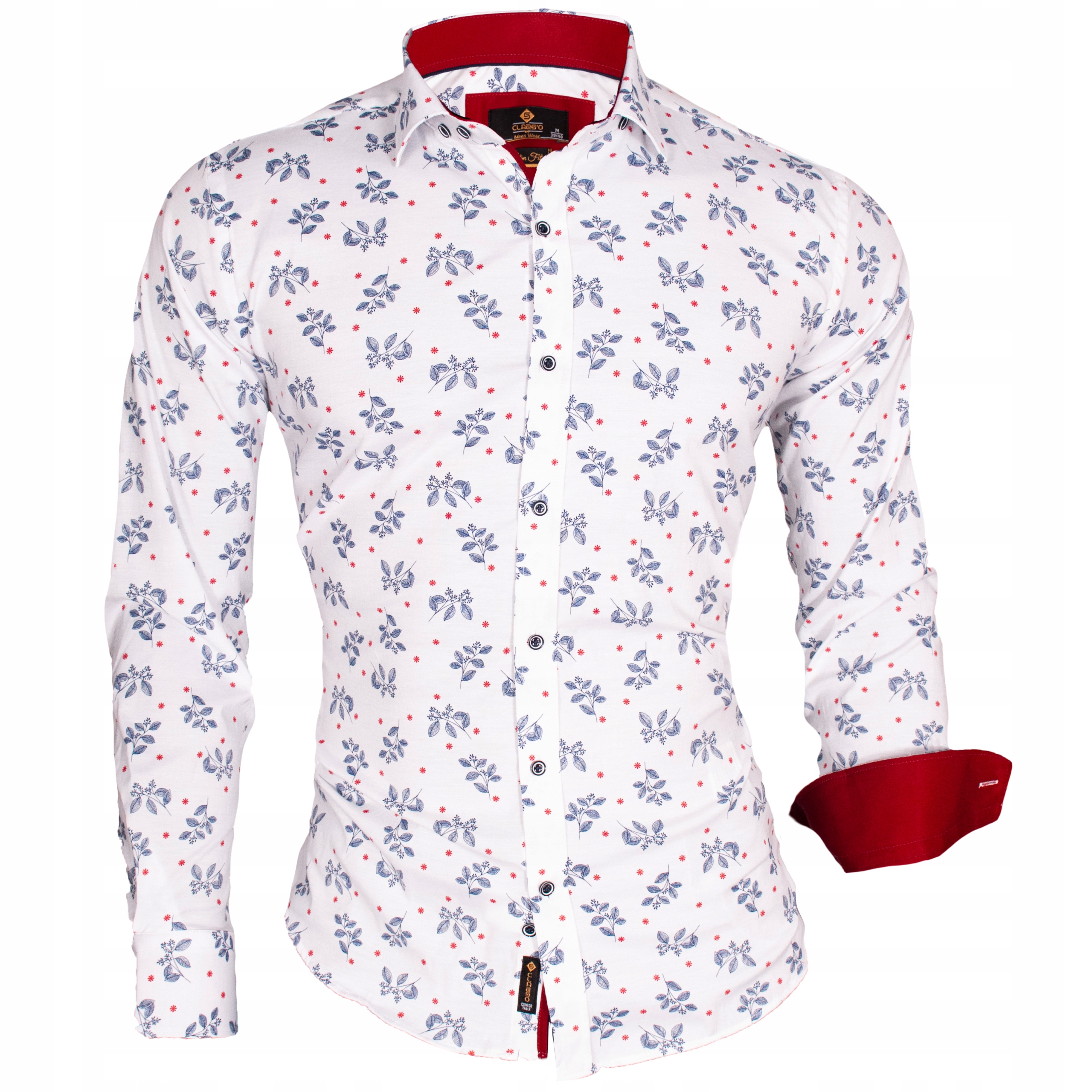 

Koszula Męska Elegance Bawełniana Flowers Slimfit