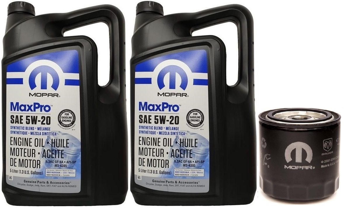 MOPAR 5W20 10L + FILTR 0FE00292 (MO-090) RAM JEEP