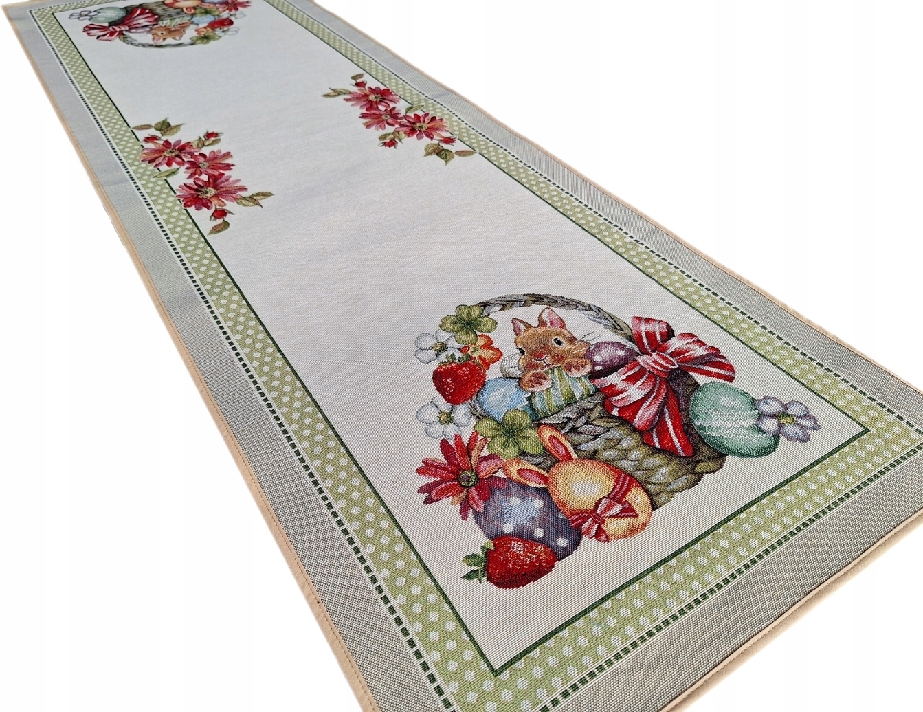 Velikonoční běhoun 47x140 cm 1293LI Zajíčci