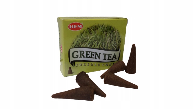 

Kadzidła Stożkowe Green Tea Zielona Herbata 10szt