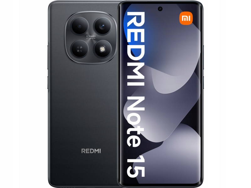 Smartfon Xiaomi Redmi Note 15 8/256GB 6.77" 120Hz Czarny