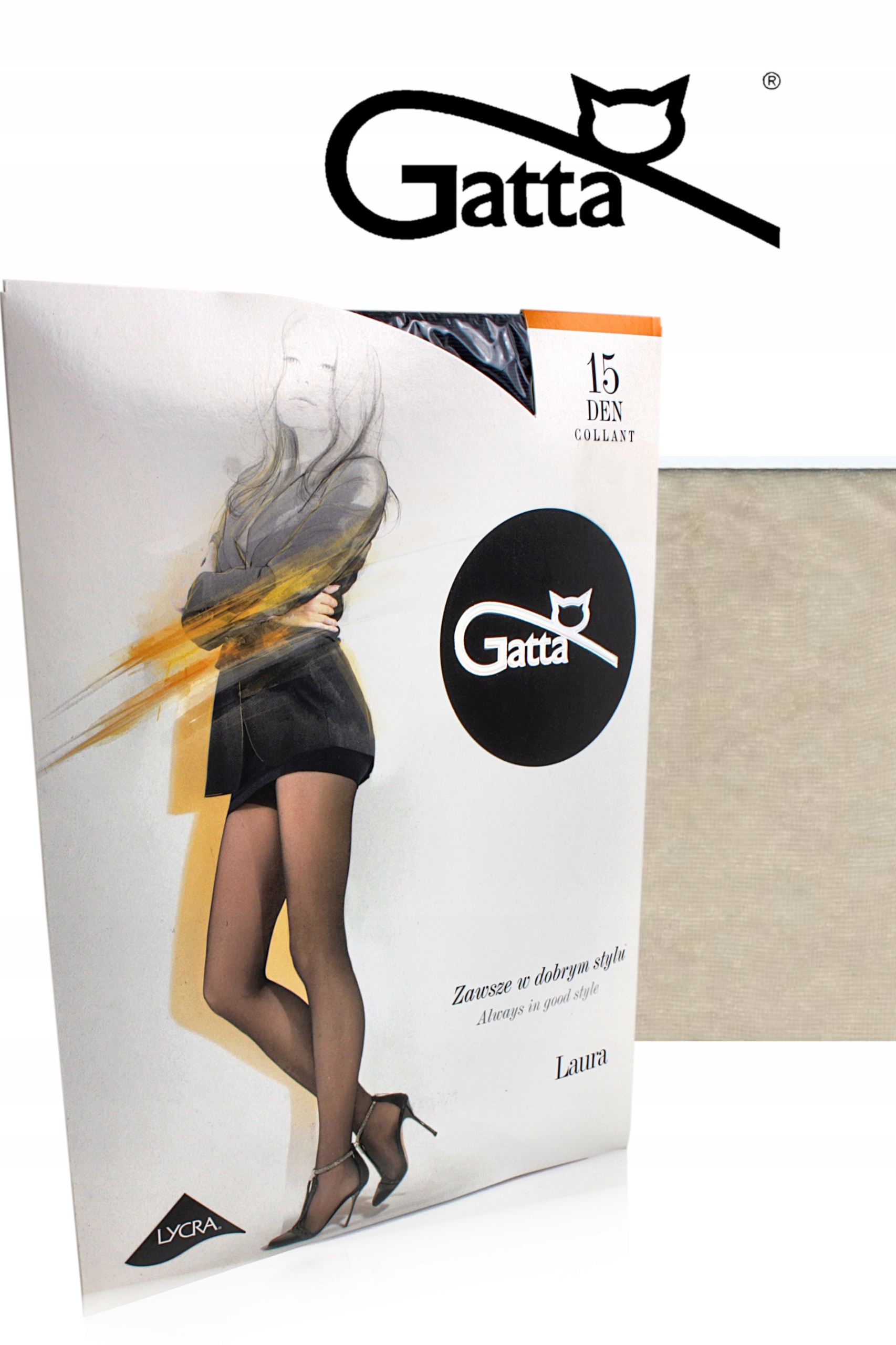 

Gatta rajstopy Laura 15den plus 5