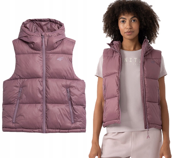 Dámská vesta 4F F073 vesta péřová Xs