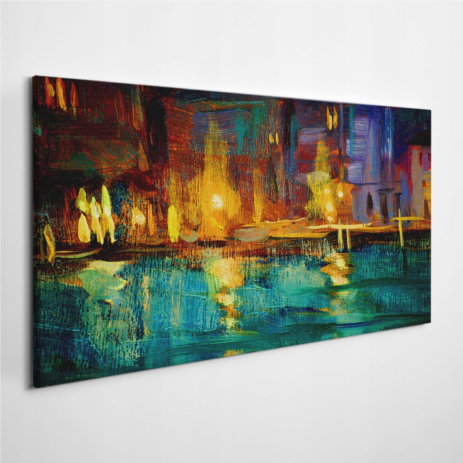 

Fotoobraz na ścianę Abstrakcja Wenecja Noc 120x60