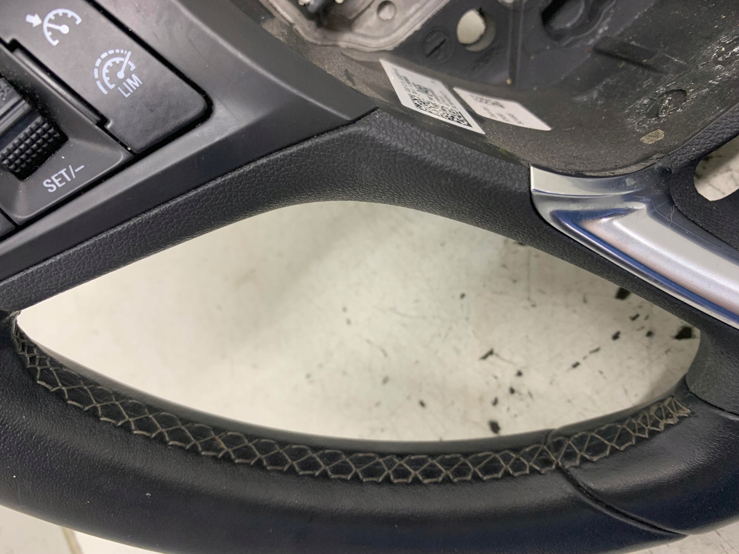 steering wheel, leather MULTI black 34210939A OPEL ASTRA K 15-19