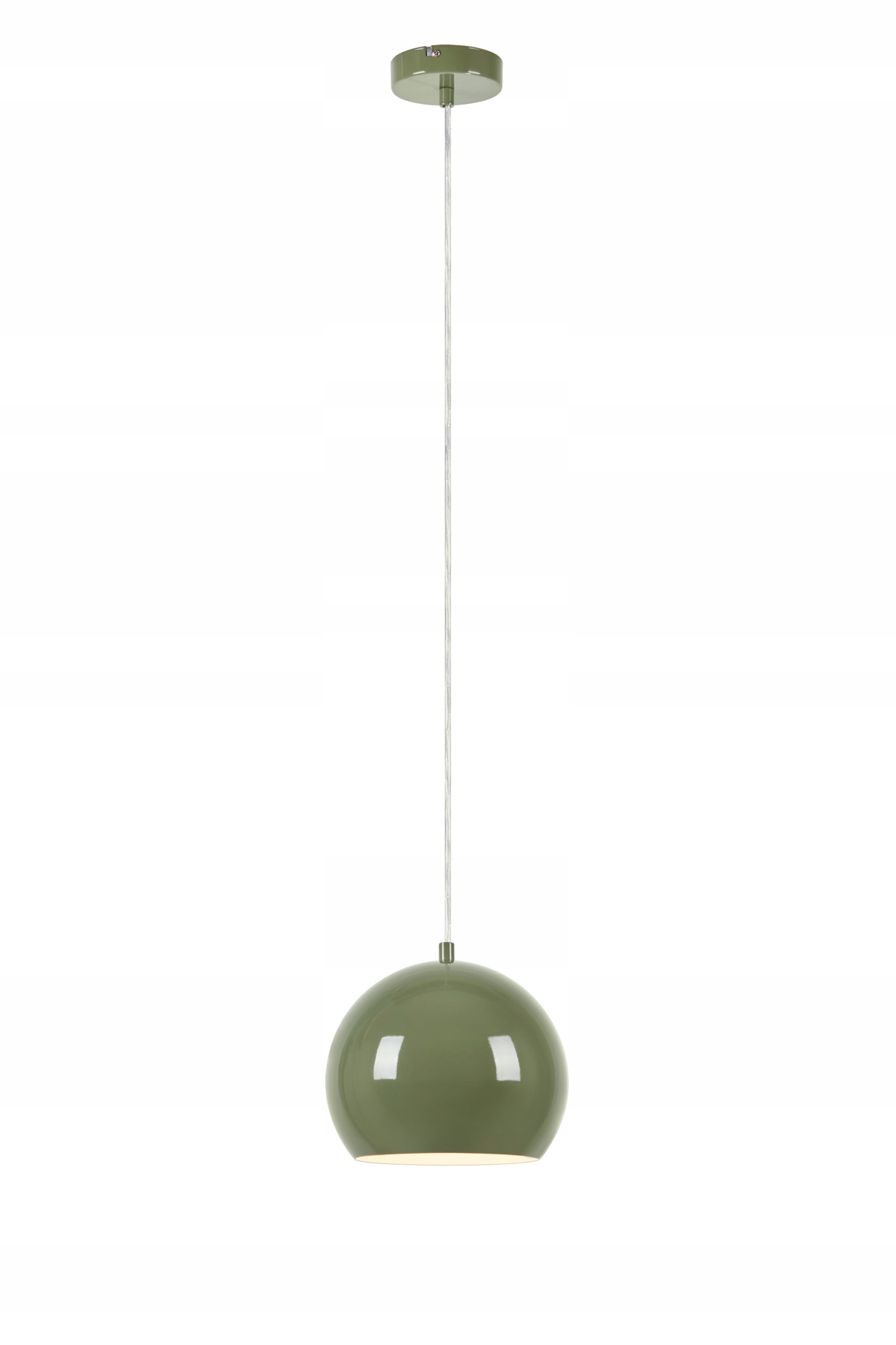 Závěsná lampa zelená s průhledným kabelem Pop Green 108991 Markslojd