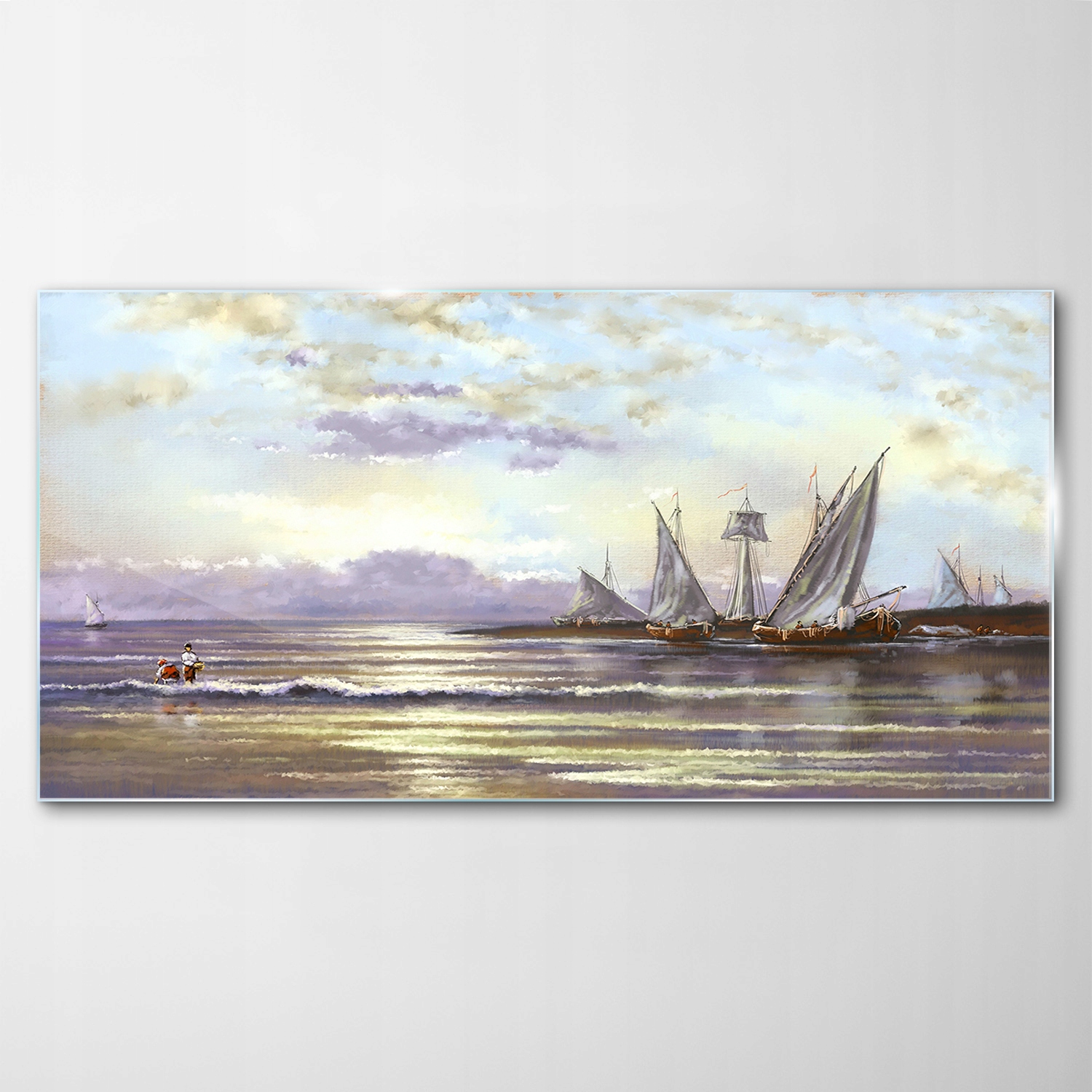 

Obraz na Szkle Dekor Morze Rybak Krajobraz 120x60