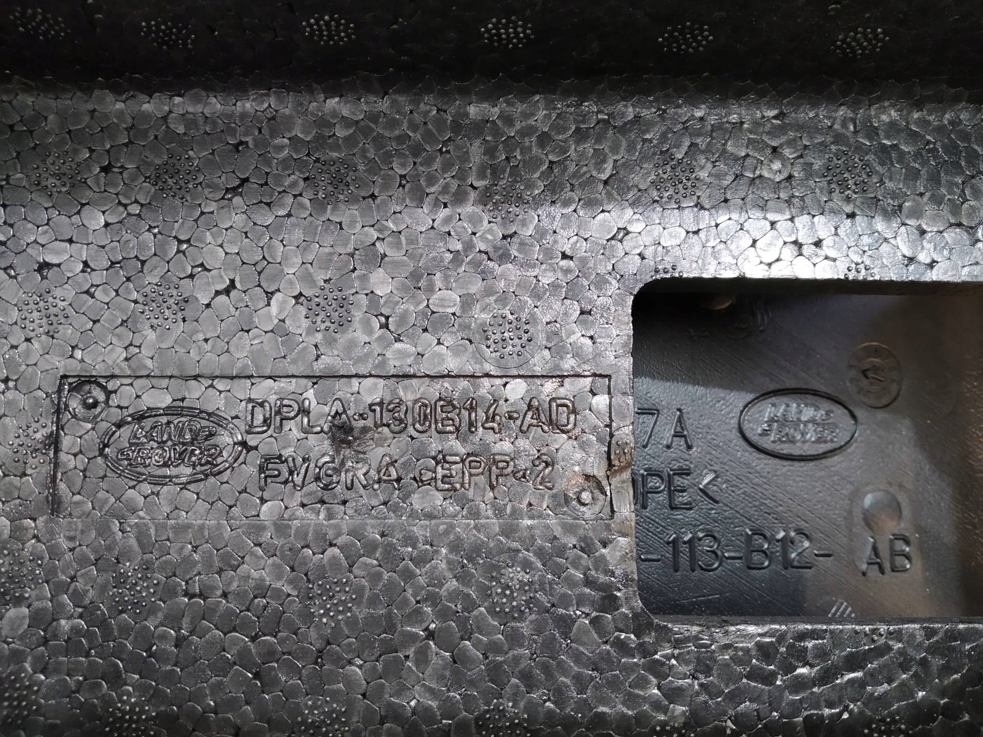 WKLAD kola rezervního Polystirén KOMPLET L494 Range Rover Sport II