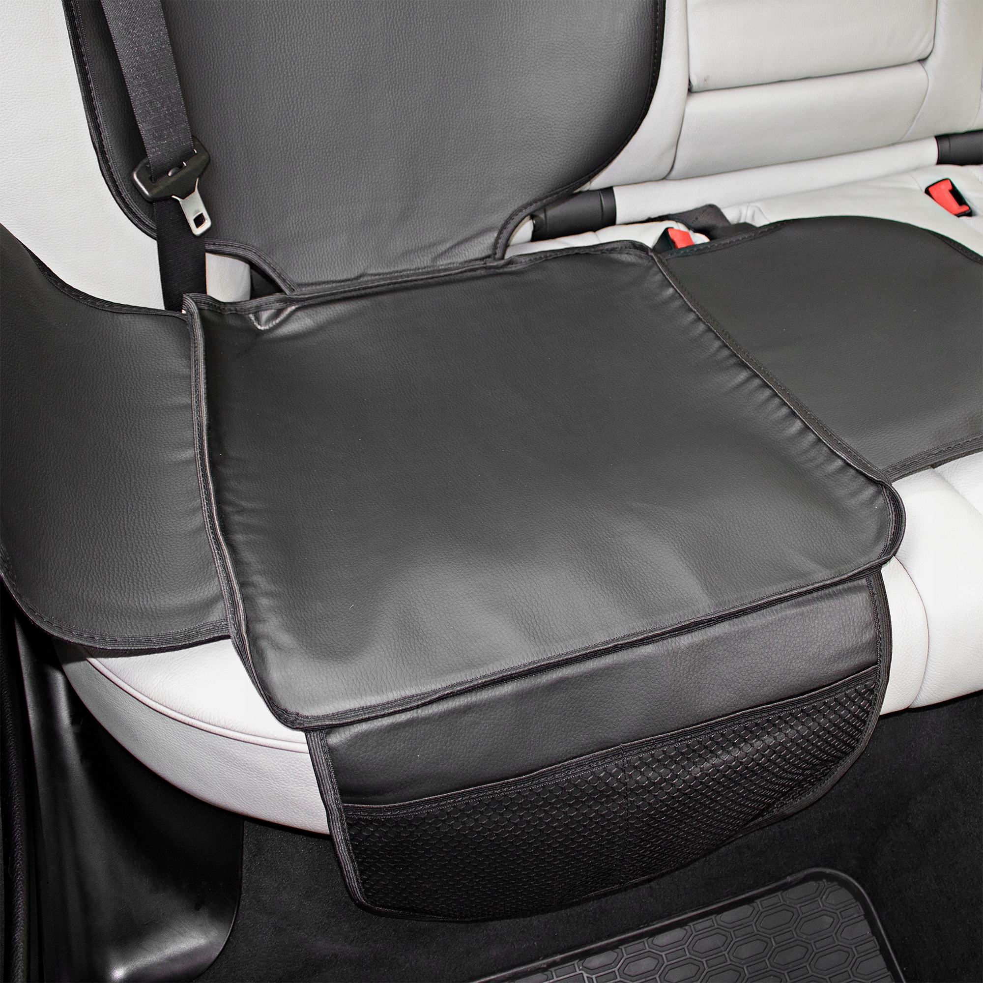 MATA OCHRONNA pod FOTELIK samochodowy osłona fotel Kolor czerń