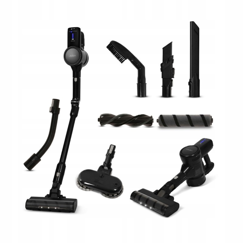Skladací bezdrôtový vertikálny vysávač 3v1 bezvreckový Luben príslušenstvo