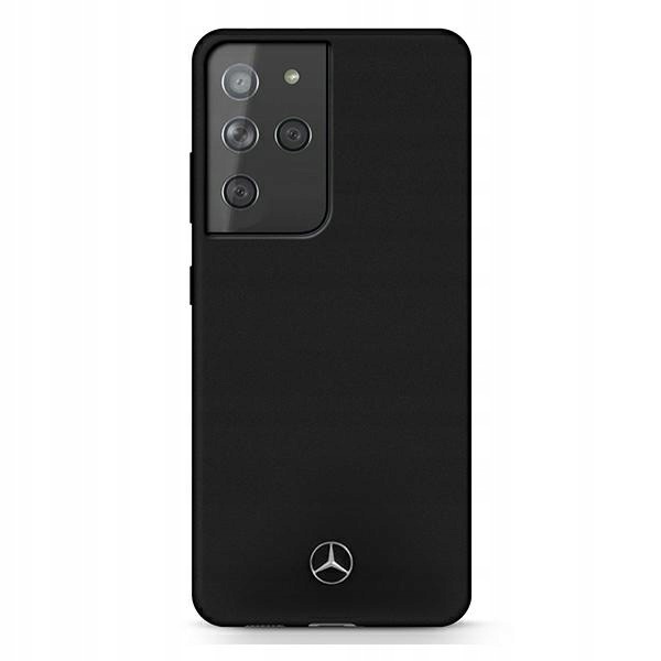 Mercedes Silicone Line Etui Samsung Galaxy S21 Ultra (czarny)