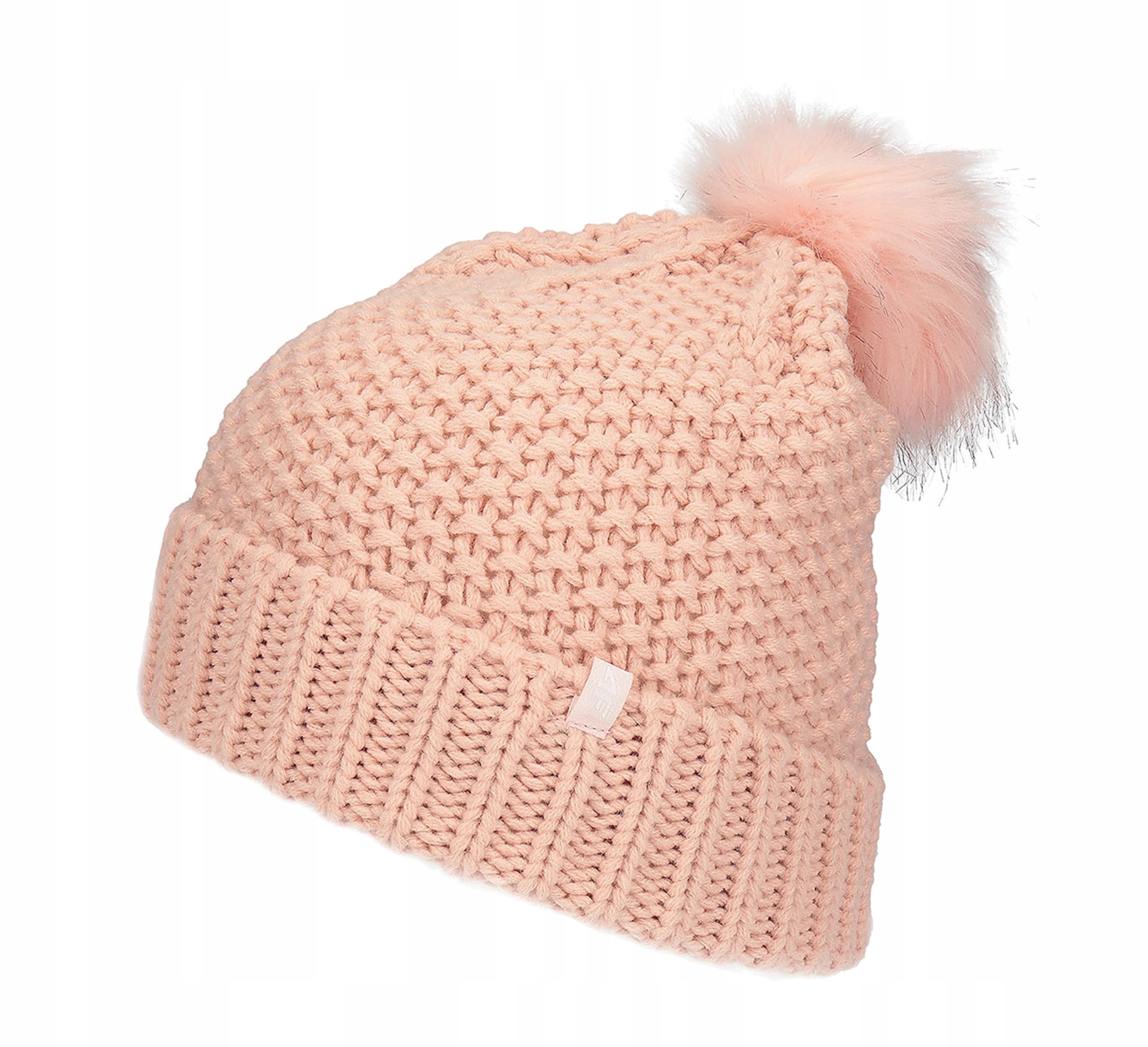 

Czapka 4F Zimowa Damska H4Z19 CAD067 Różowa Pompon
