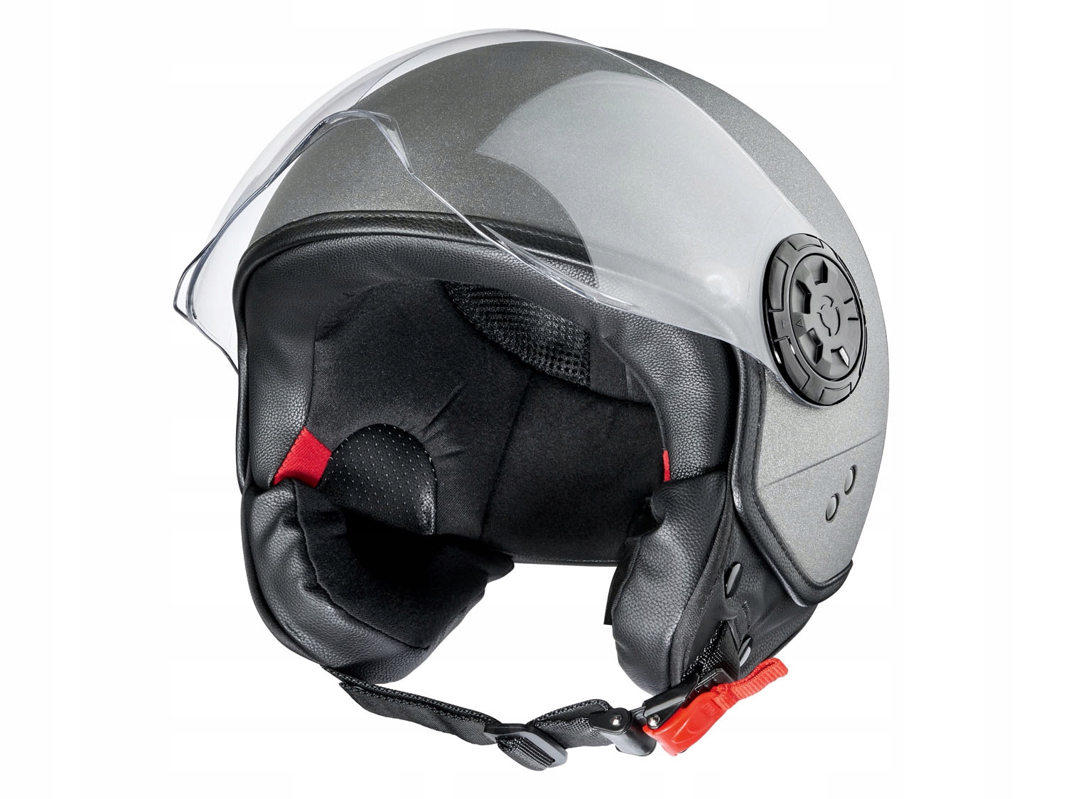 Kask motocyklowy Crivit Jet r. XL antracytowy