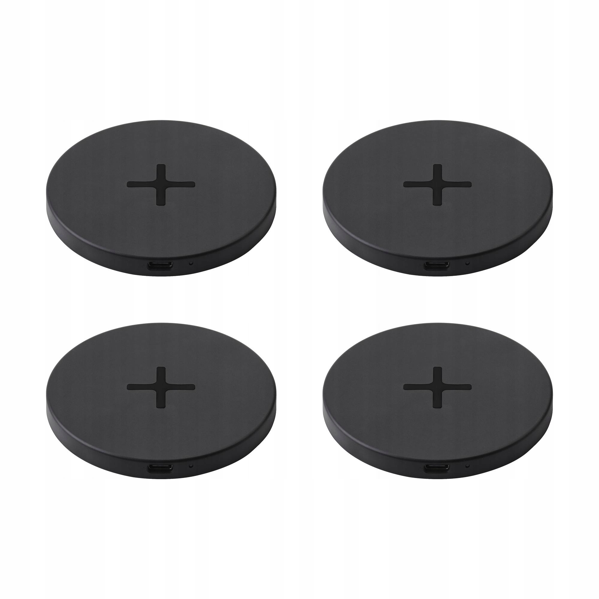 4 ks Indukční nabíječka Livboj černá, rychlé nabíjení Qi