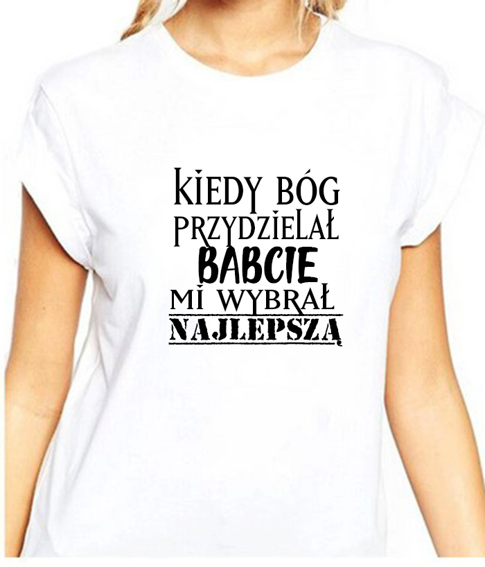 

T-shirt Koszulka Na Dzień Babci Super Prezent S