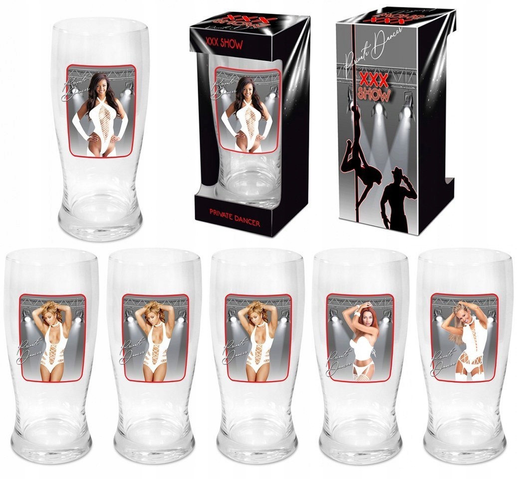 

Szklanka do Piwa XXX Show Nadruk Termiczny Pani