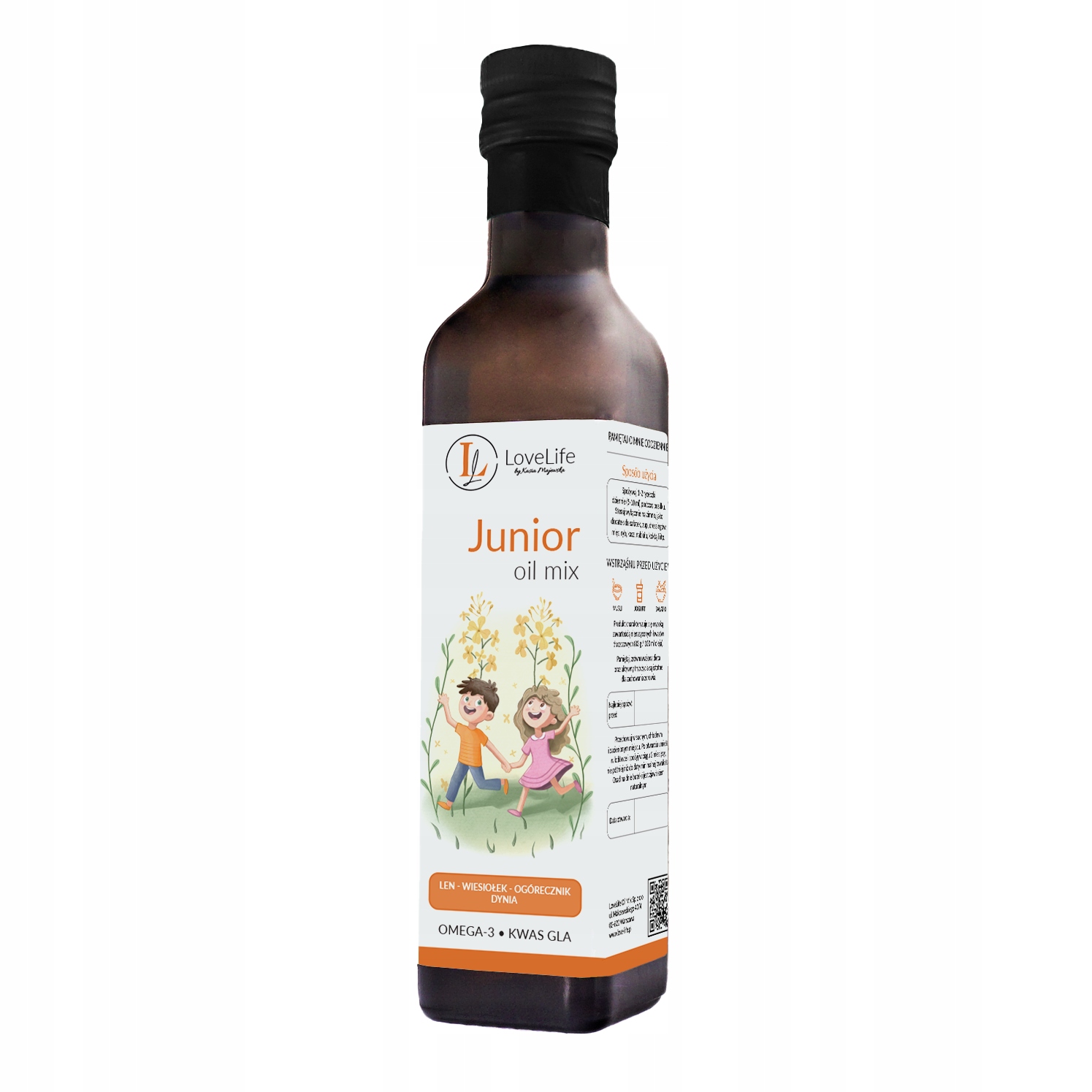 LoveLife Junior by med.Marci Oleje Roślinne Zdrowe Tłuszcze 250 ml