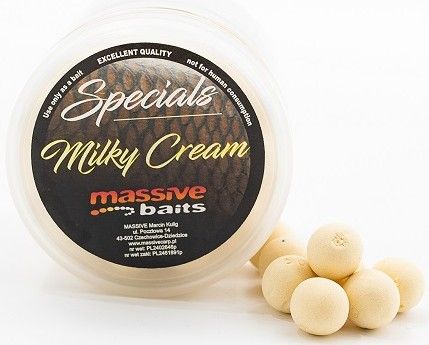 Kulki Massive Baits Pop Ups Milky Cream 14mm 200ml