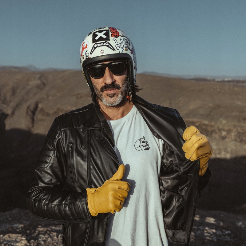 Kurtka skórzana Broger Ohio ramoneska black Model Ohio