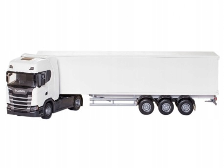 Emek Scania S410 bílá s návěsem