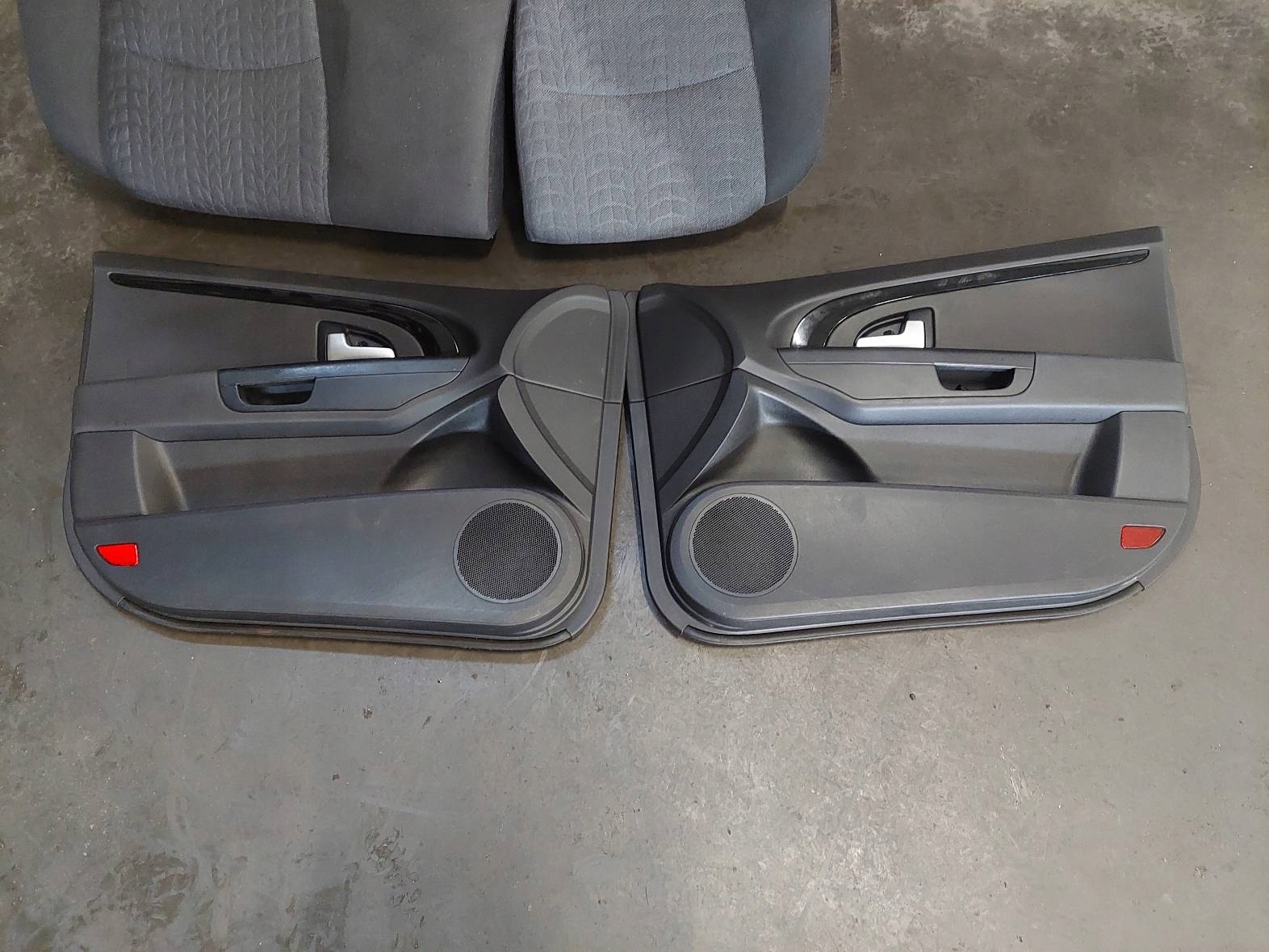 seats KOMPLET left right seat rear part + side KIA CEED and LIFT