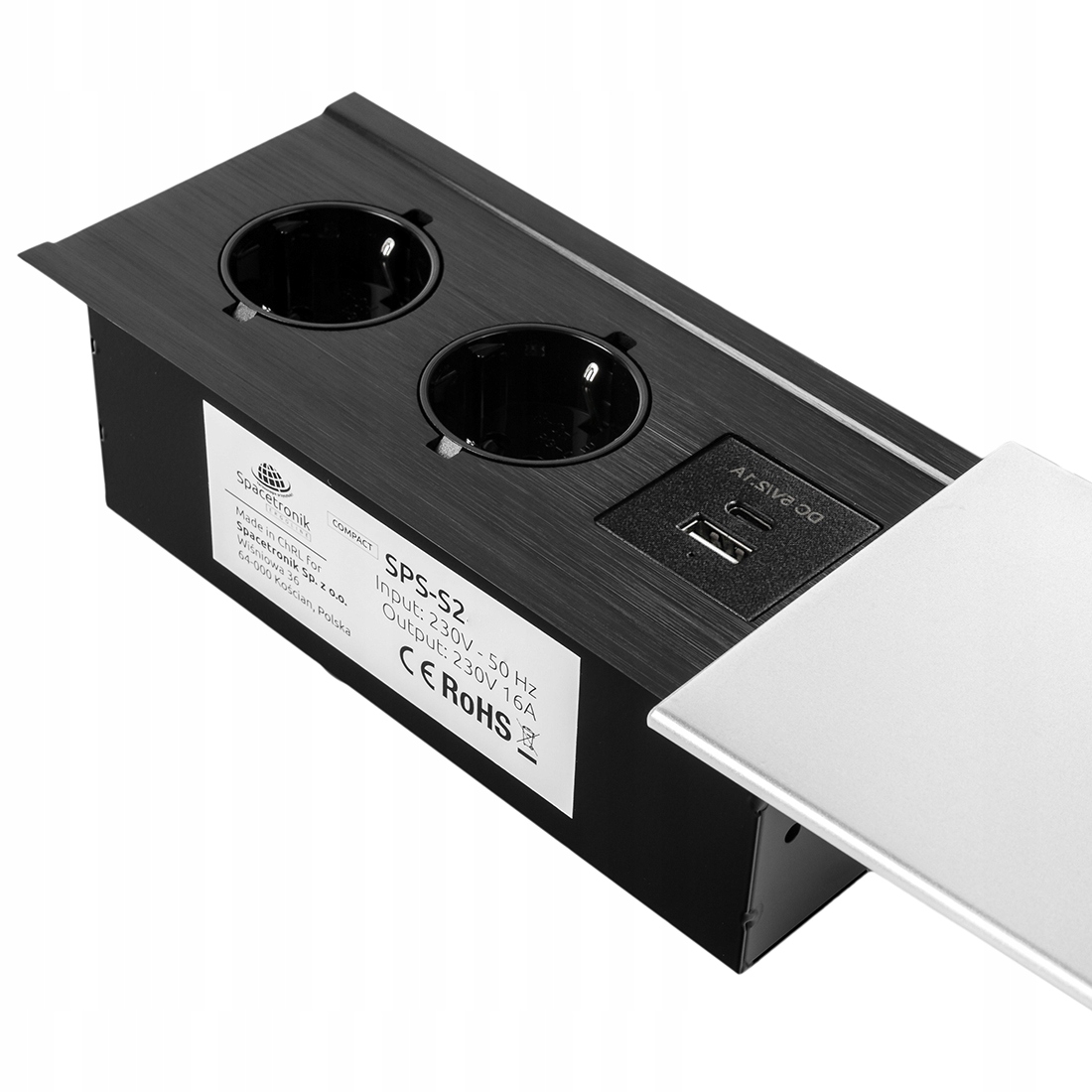Stolní zásuvka Spacetronik SPS-S24CS V2 Compact
