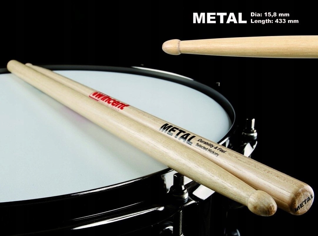 WINCENT pałki perkusyjne METAL