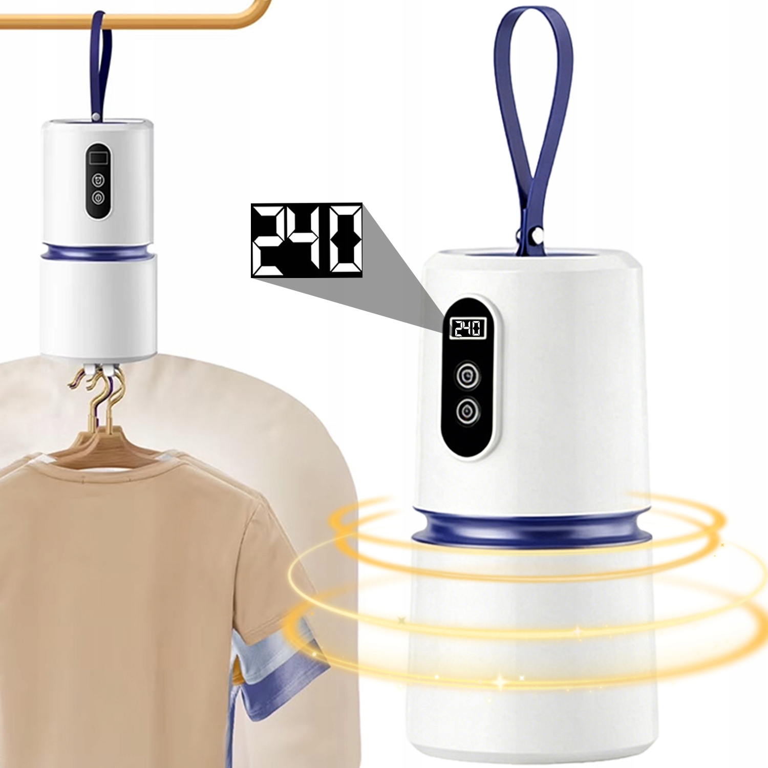 Levně Mini Sušák Na Prádlo Rychlé Sušení 360° Cirkulace Tepla