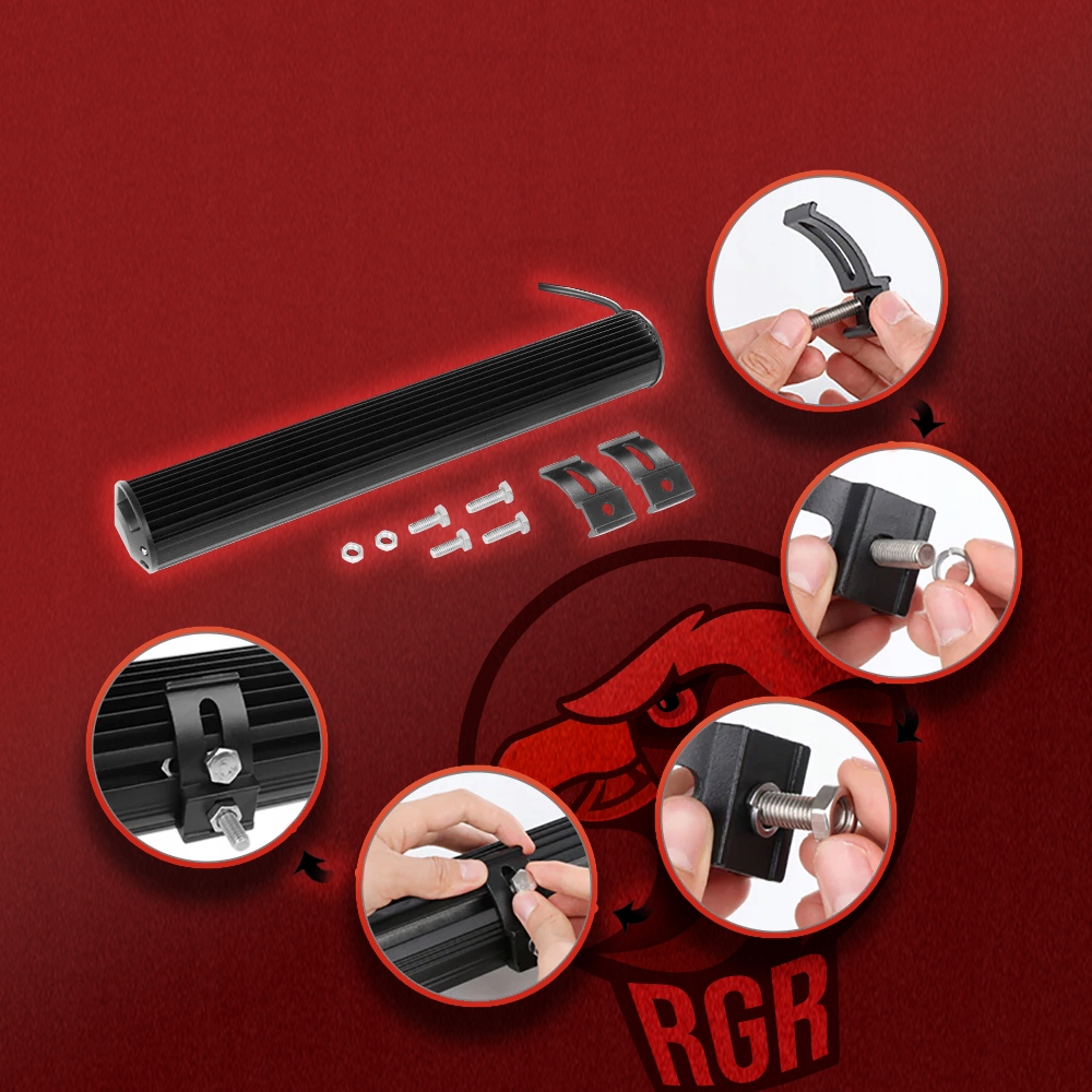 LAMPA ROBOCZA 87CM Prosta ROZPROSZAJĄCA 12V 24V Belka LED Bar DALEKOSIĘŻNA Moc 1000 W