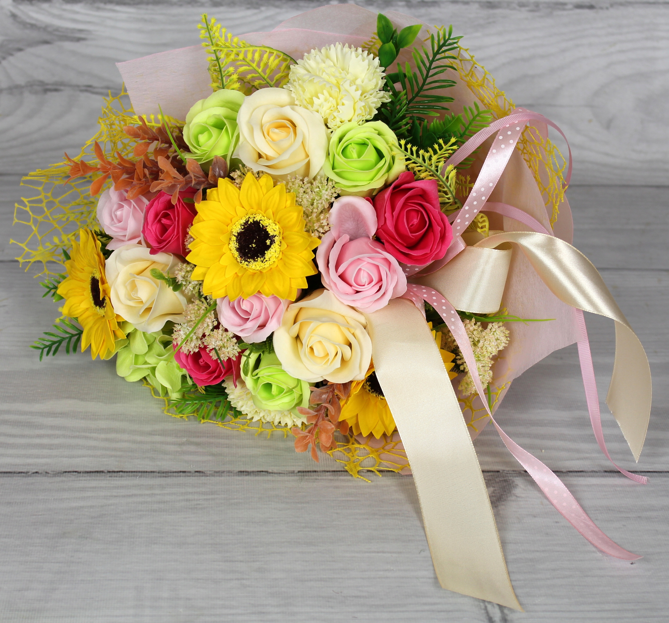 Bukiet Kwiaty Mydlane Róże Mydło Prezent XXL Duży Kod producenta Kwiaty Mydlane