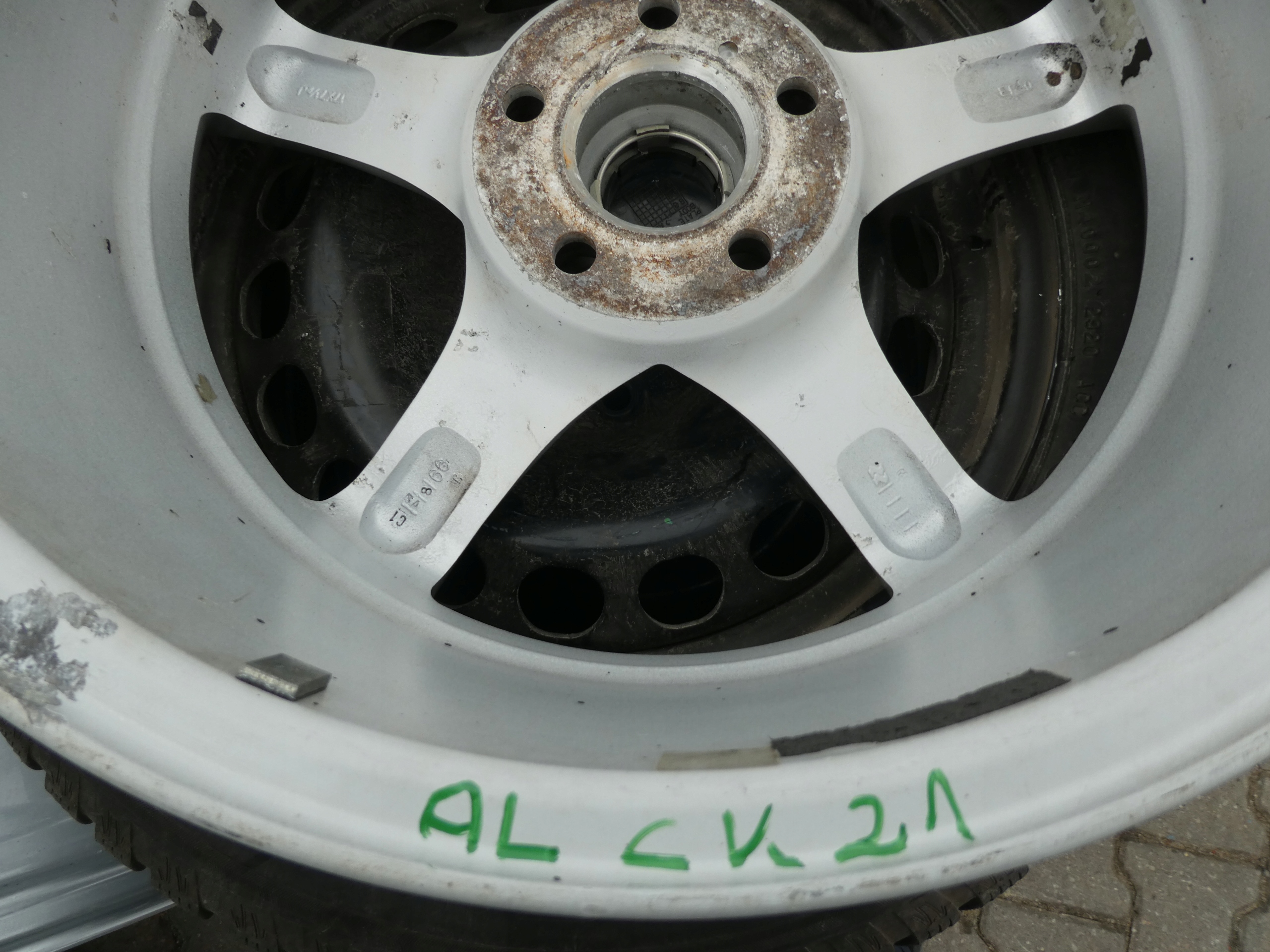 1X disk hliníkový disk VW 5X112 ASA IS1 17 CALI