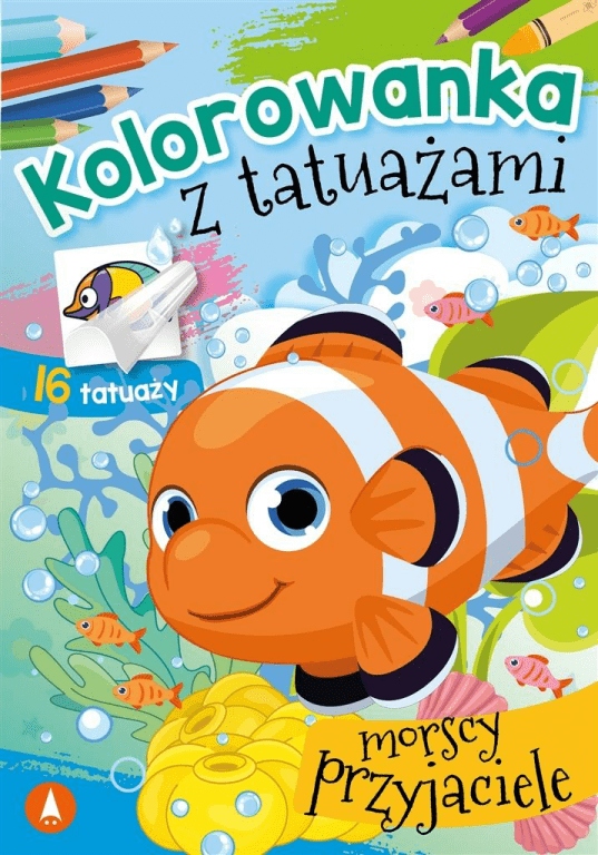 

Kolorowanka z tatuażami. Morscy przyjaciele