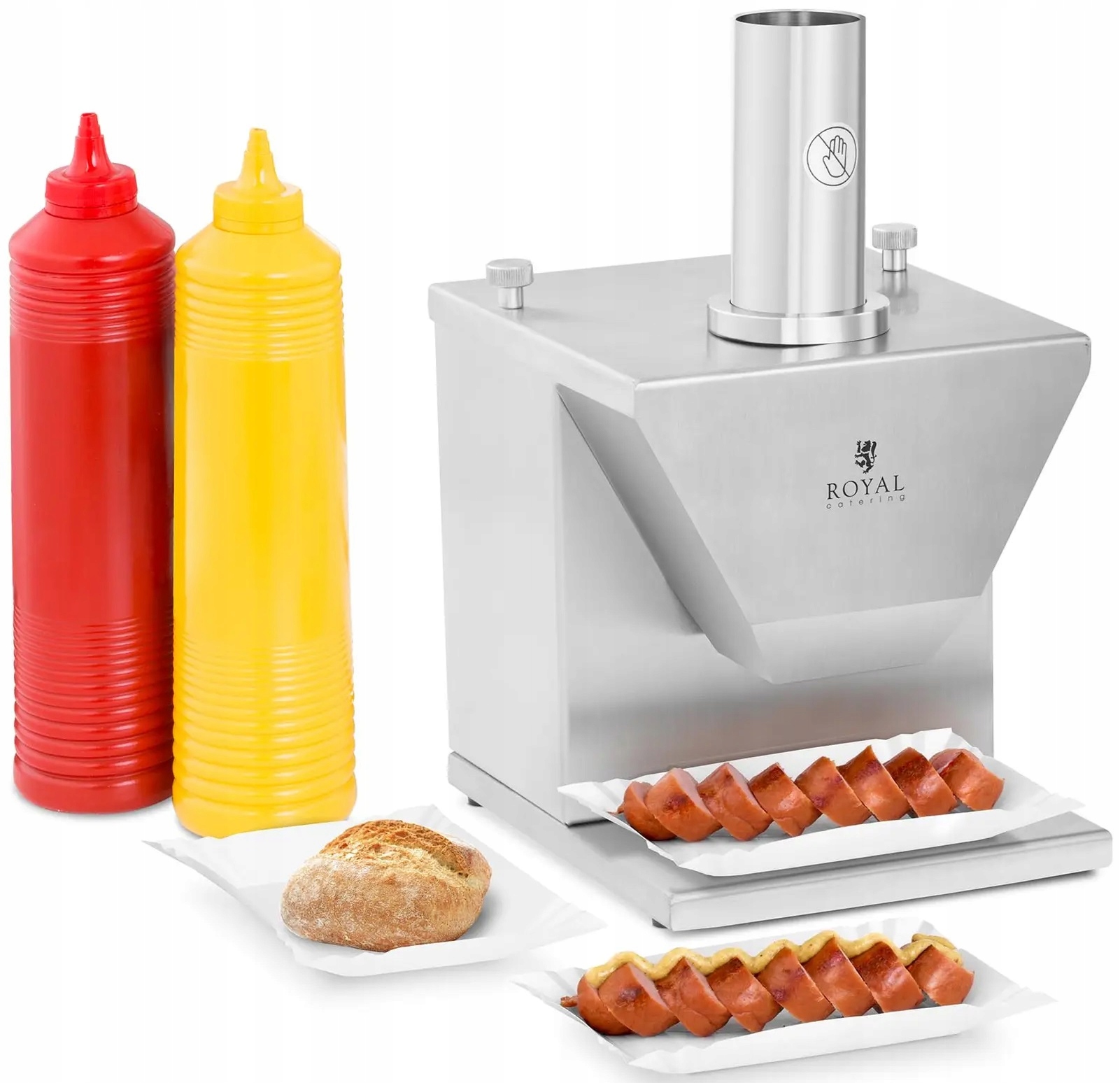 Krajalnica do kiełbasy 105 W nóż 18,5 cm Royal Catering RCSC-35E 10010367