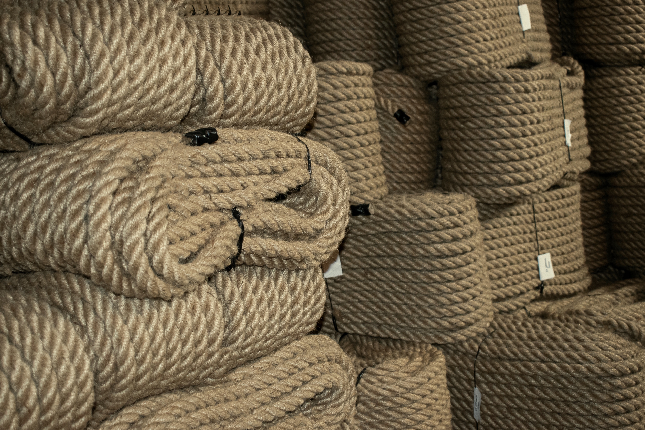 LINA JUTOWA 30mm, 50m, GRUBY SZNUR + GRATIS Długość 50 m