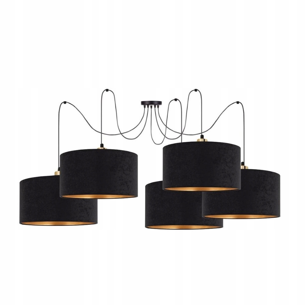 Závesná Stropná Lampa Spider Pavúk Semiš 40 CM