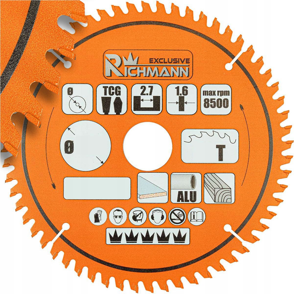 Piła Tarczowa Widiowa Laminatów Aluminium Drewna Hdf Mdf 305x30MM 100 Zębów