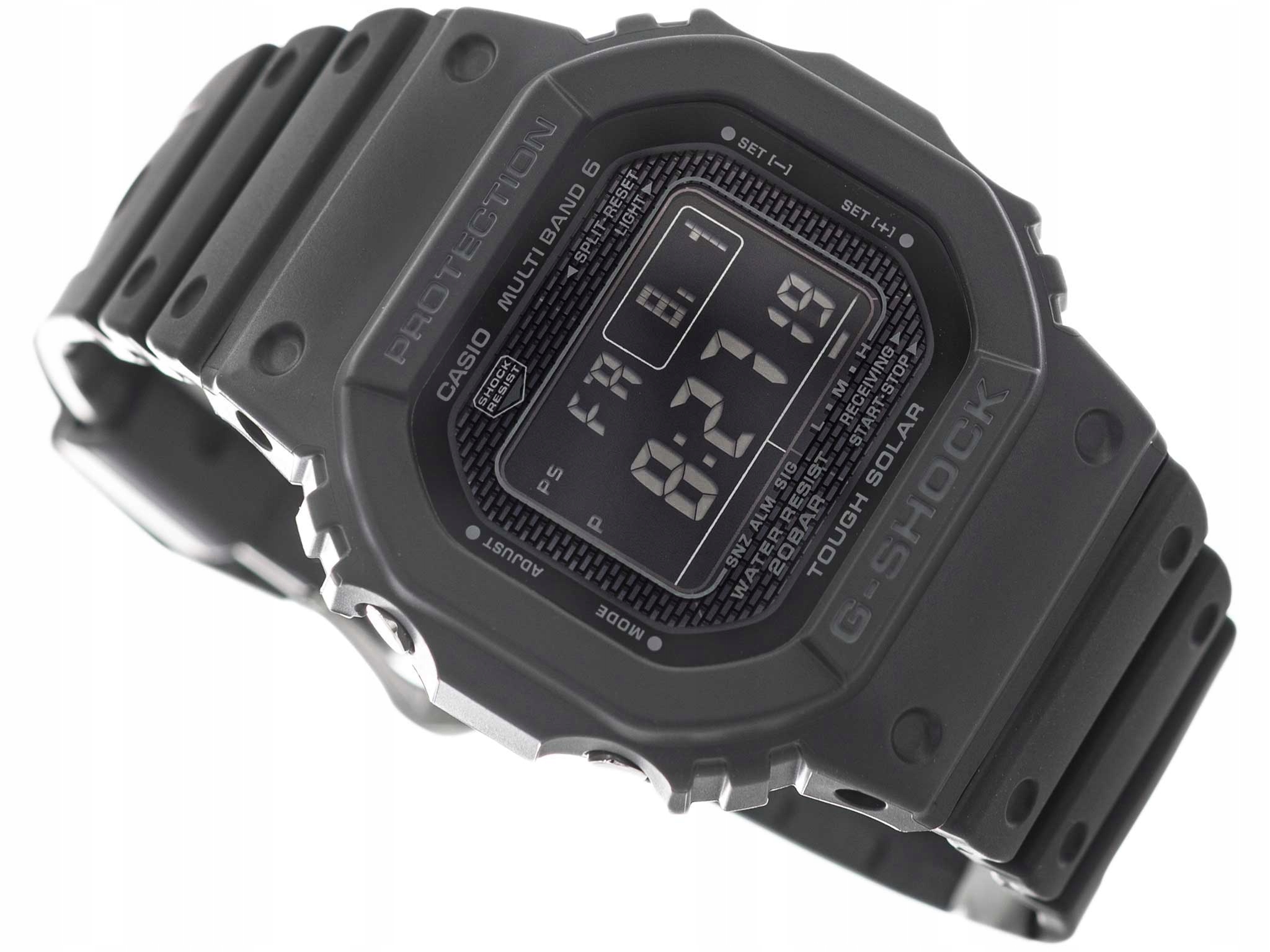 Pánské Hodinky Casio GW-5000HS-1 Černé S Páskem, Solární Kostka, Multiband 6