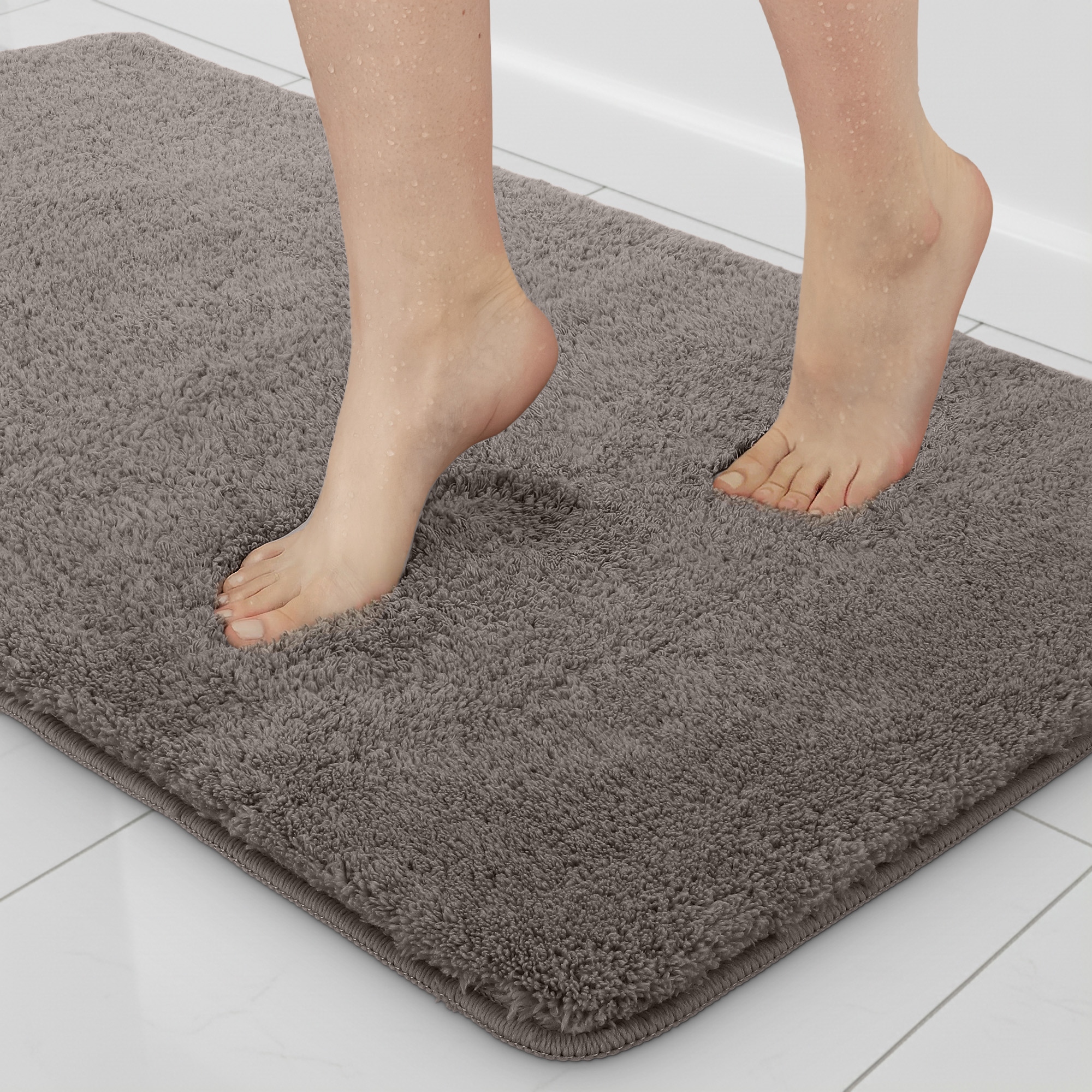 Koupelnová předložka protiskluzová měkká 60х100 DarianA Comfort šedá