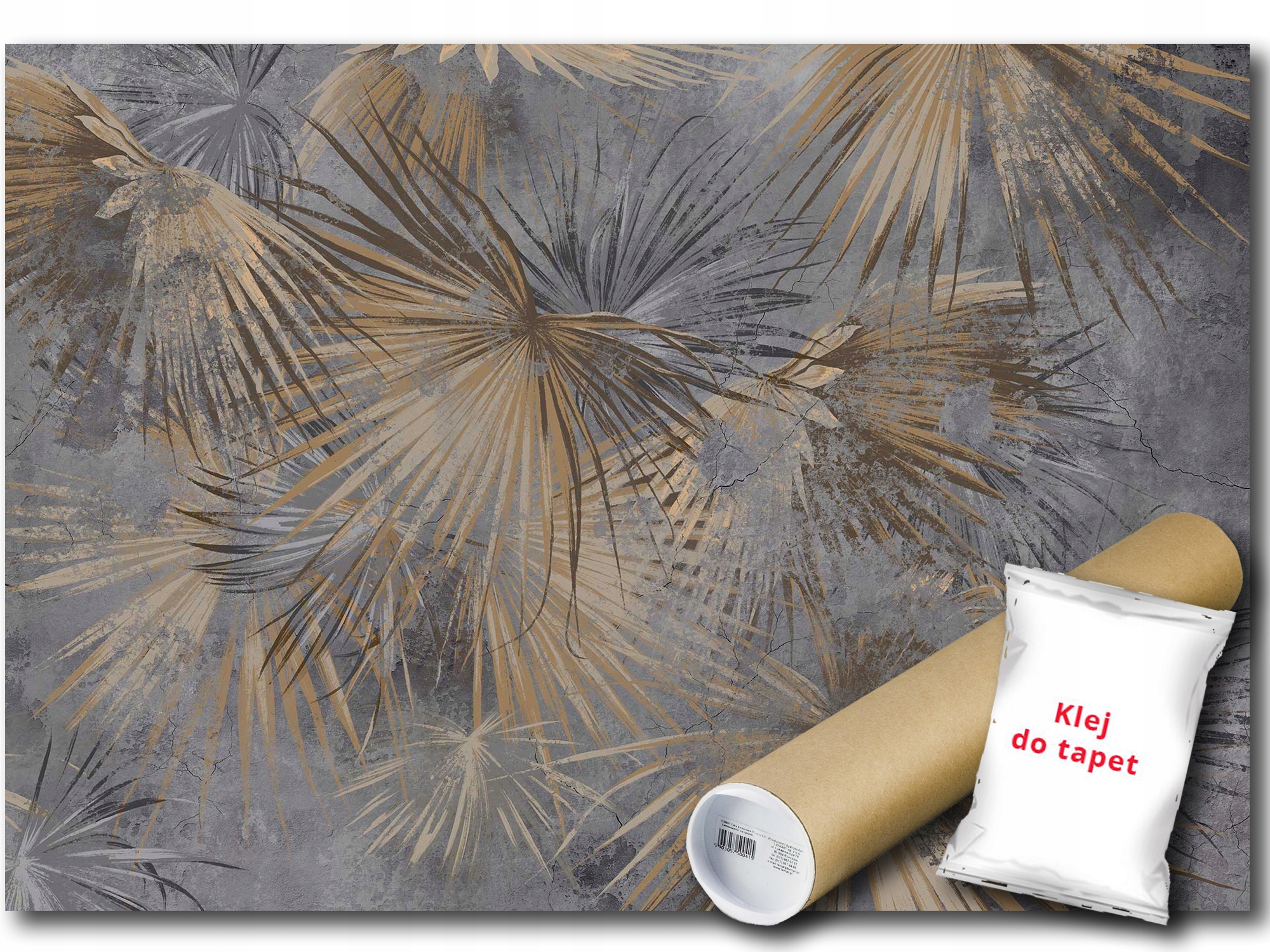 Fototapeta Flizelina Beton Imitace Listů Džungle 250x175 lepidlo bonus