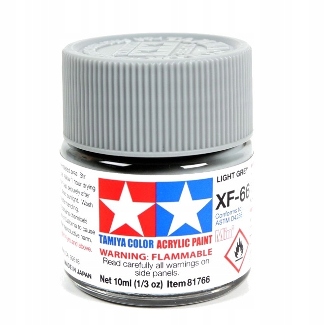Tamiya XF-66 Farba akrylowa Light Grey 10ml