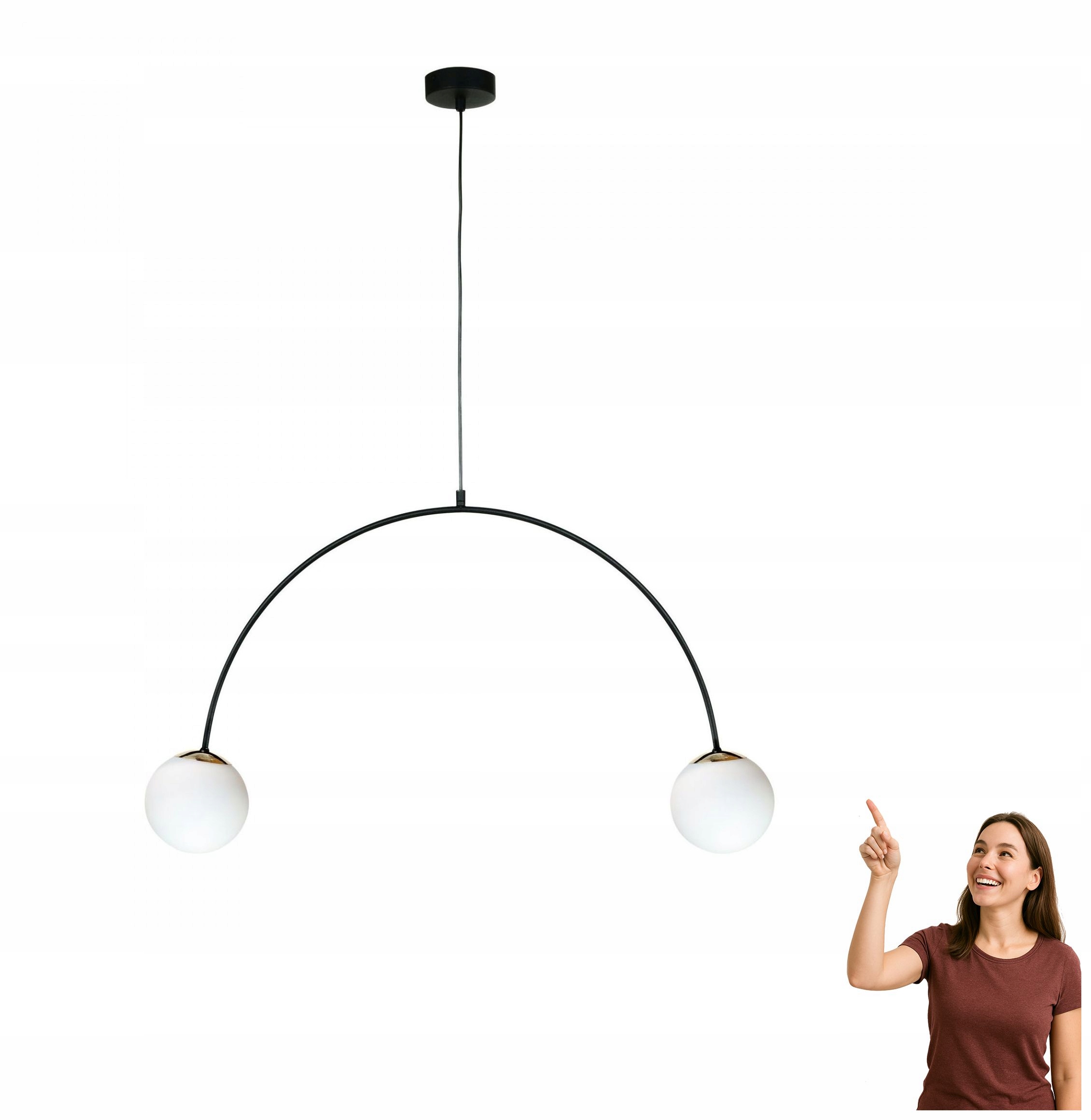 Závěsná lampa Bow 1222 Zuma Line