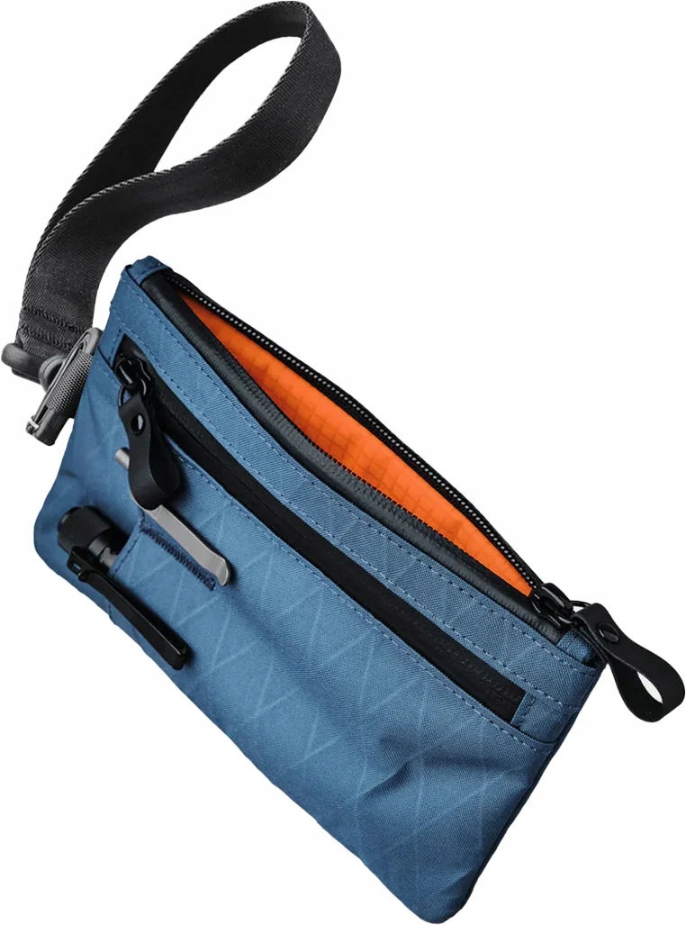 Organizér, ledvinka Alpaka Zip Clutch Ocean Blue