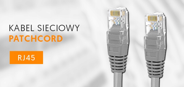 Kabel komputerowy sieciowy 7,5 m patchcord RJ45