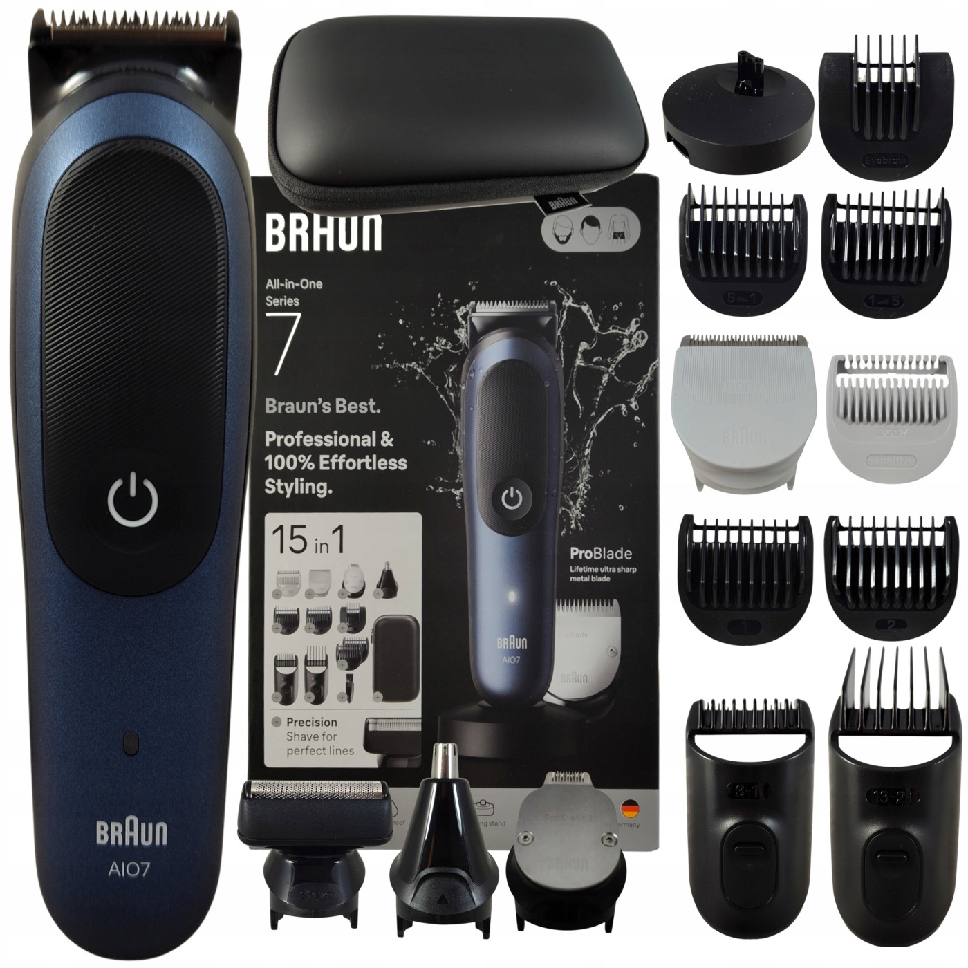 Braun 7 AIO7580 Multifunkčný set na starostlivosť o telo 15v1