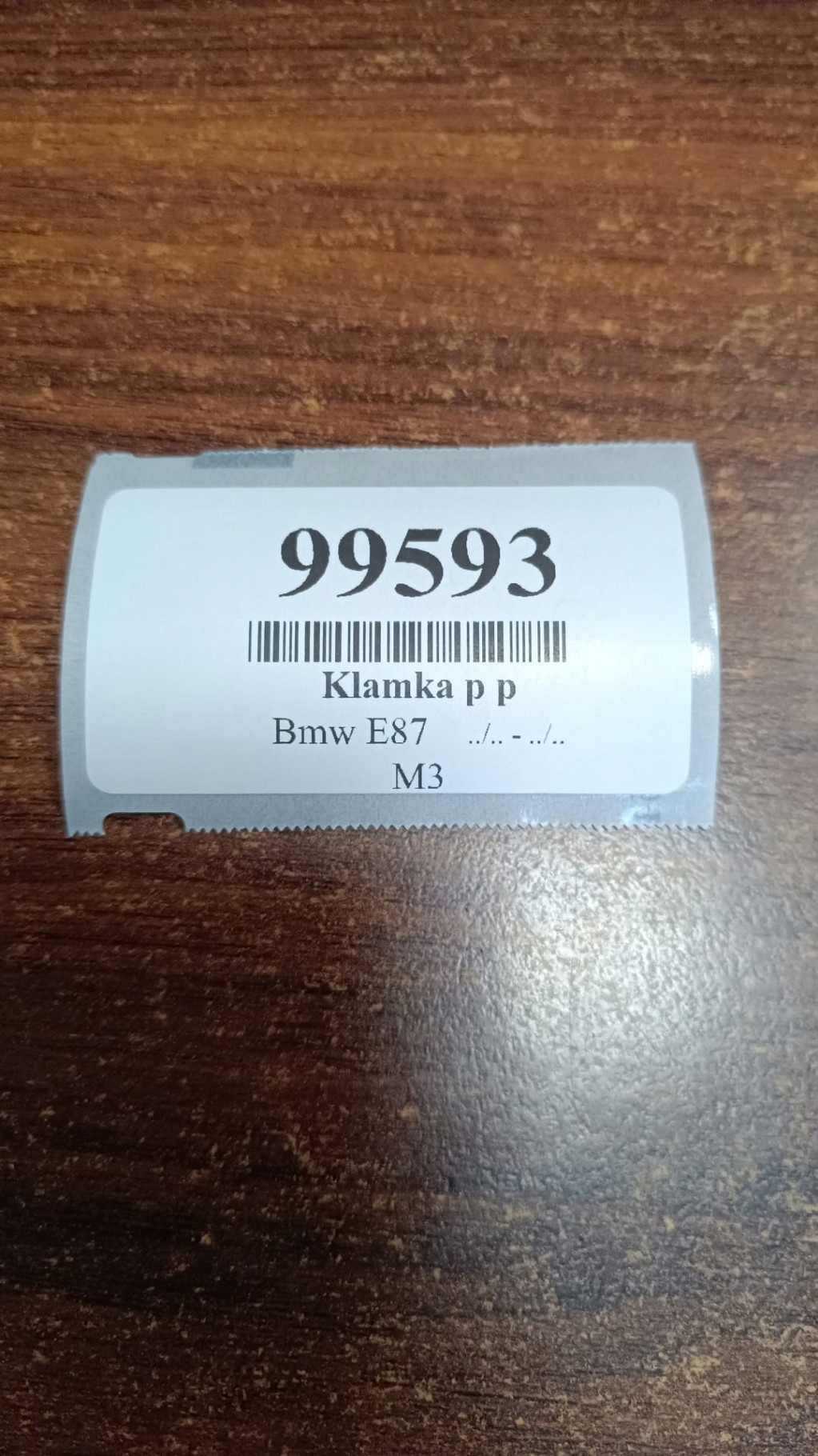 BMW 1 E87 klika pravý předek