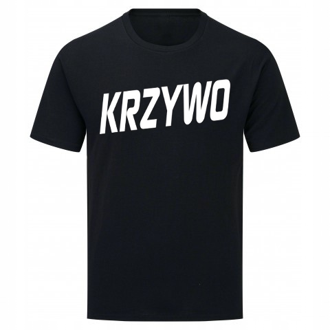 

Śmieszna Koszulka T-shirt Męski Krzywo Prezent L
