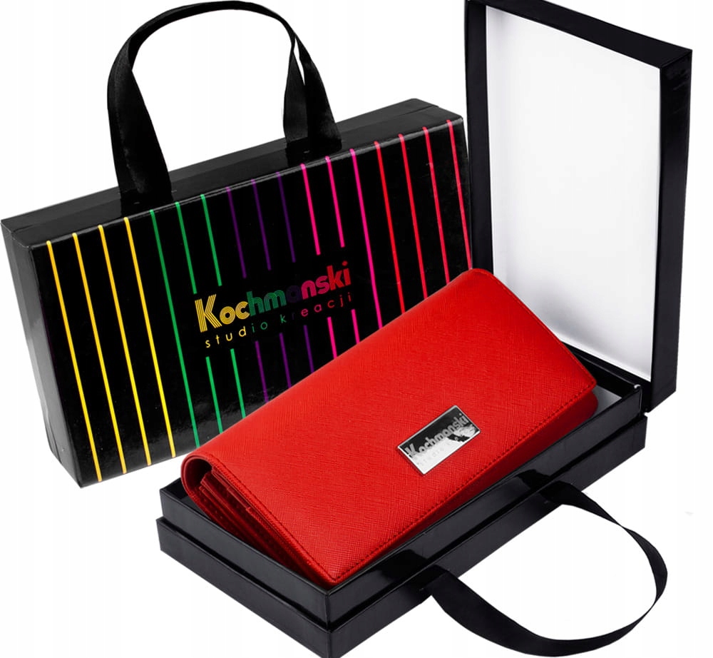 

Kochmanski portfel damski Premium rfid Saffiano