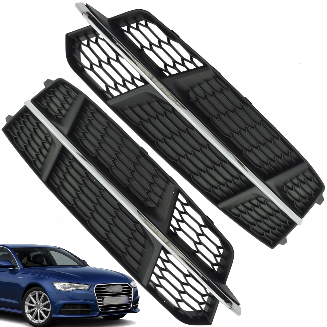 Audi A6 C7 Kratka Nárazníku R+l 14-18R polift S-line Competition Chrom Hq