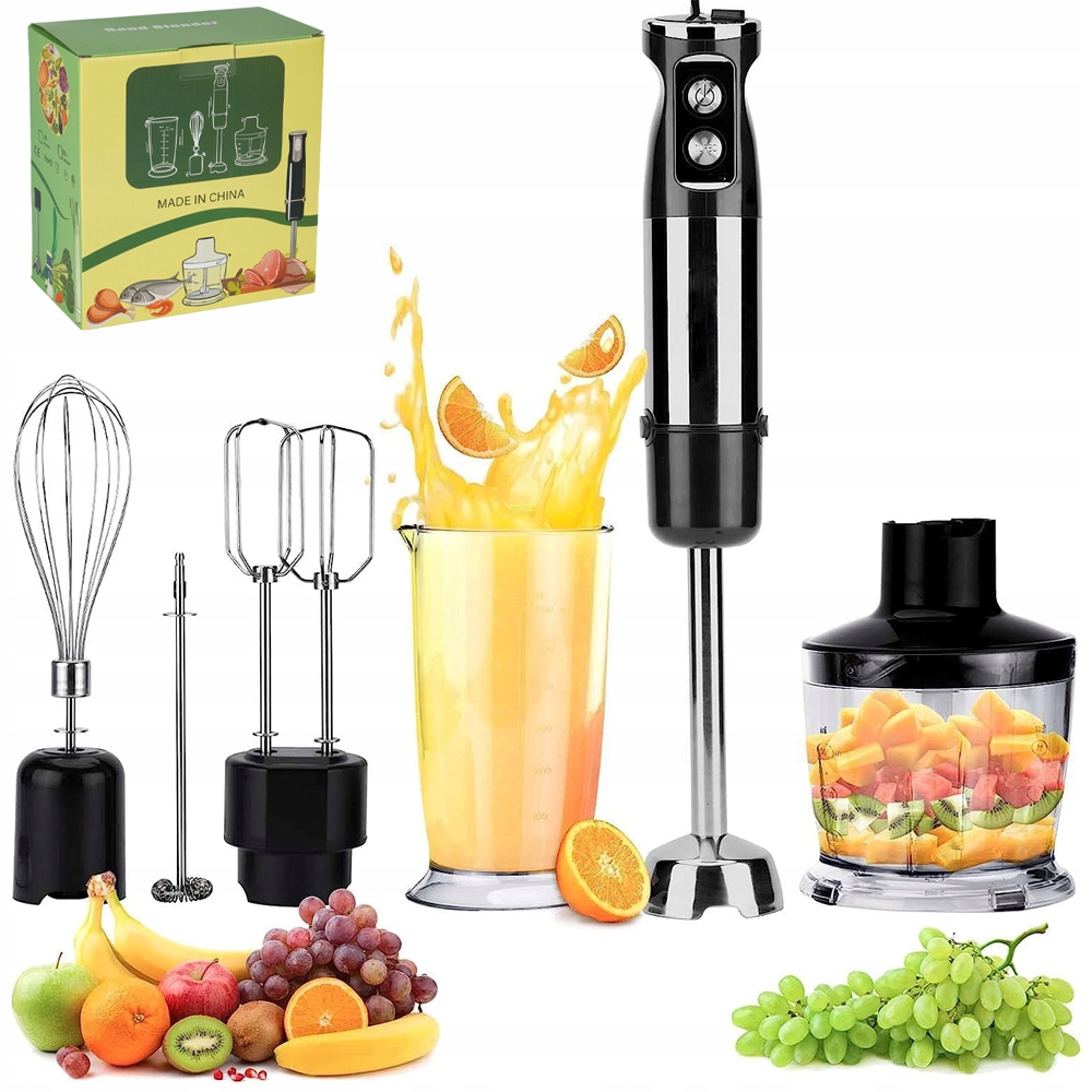 Ruční Elektrický Mixér 800 W 12 Rychlostí, Ergonomická Rukojeť