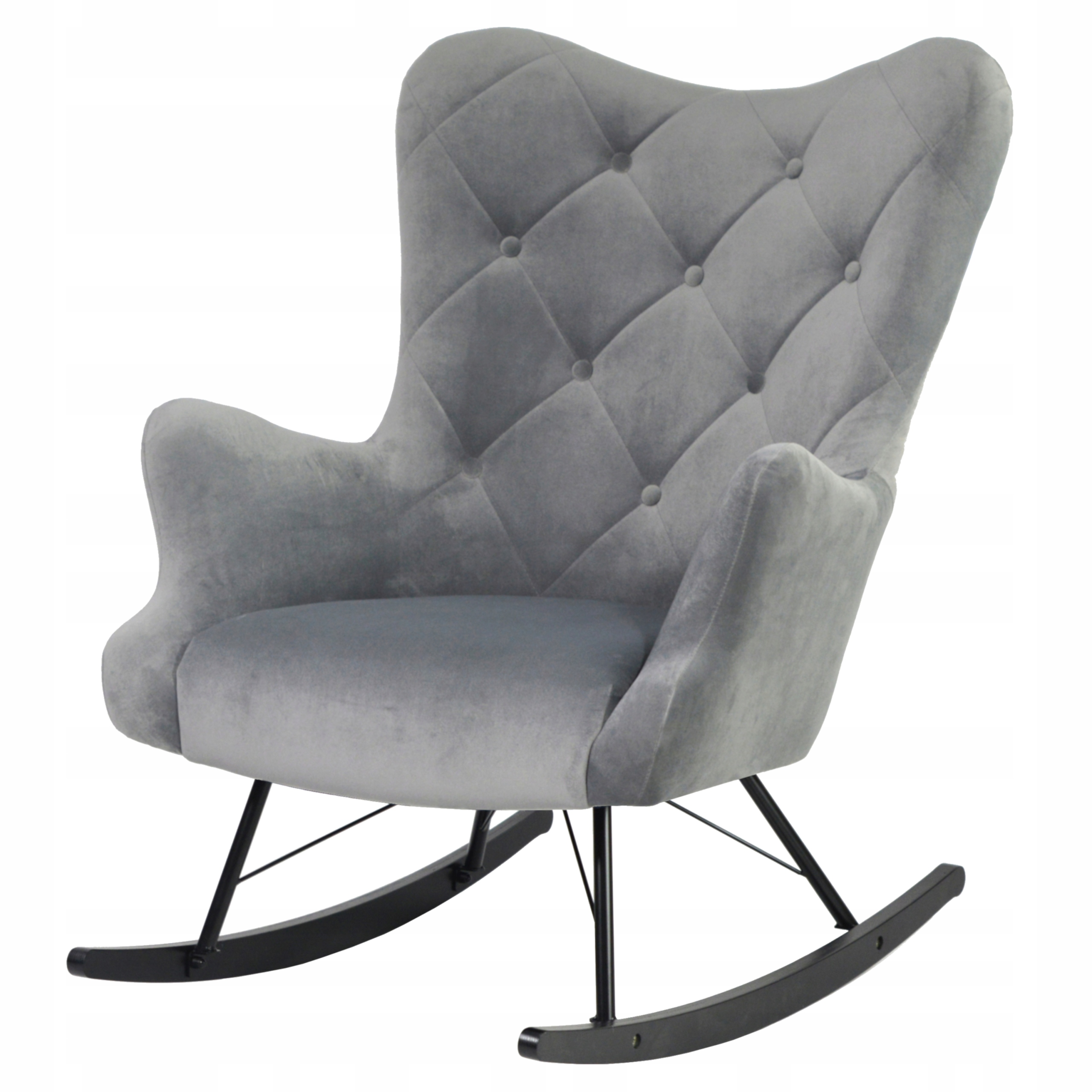 

Fotel Uszak Lido bujany velvet jasny szary